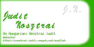 judit nosztrai business card